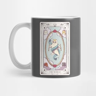 Tarot Cat The World Mug